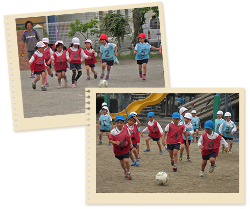 サッカー教室写真