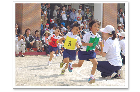 運動会リレー