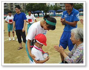 富塚中学の体育大会