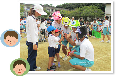 富塚中学の体育大会